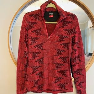 Icebreaker Merino Top - Red Waves L